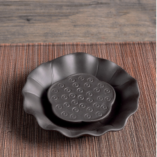 Підставка під чашку “Пелюстка лотоса“ Чорна