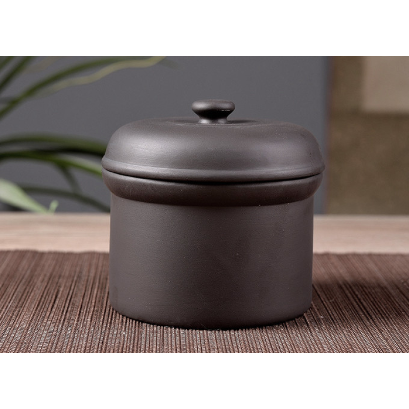 Варильний горщик для чаю “Прямий“ Чорний 400мл.