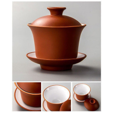 Гайвань з емаллю класичний Червоний 100мл.