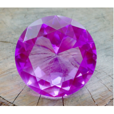 Кристал кольорове скло Бузковий