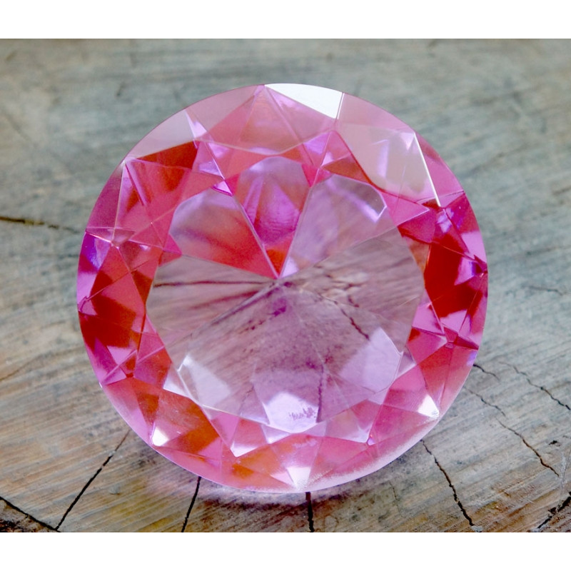 Кристал кольорове скло Рожевий