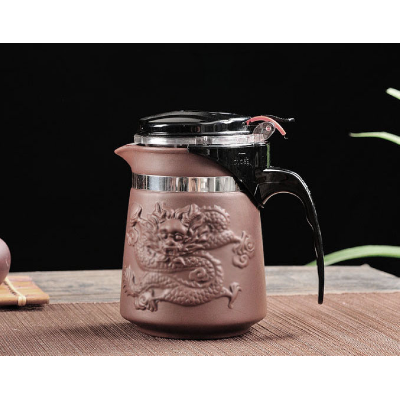 Френч прес “Дракон“ коричневий 500мл.