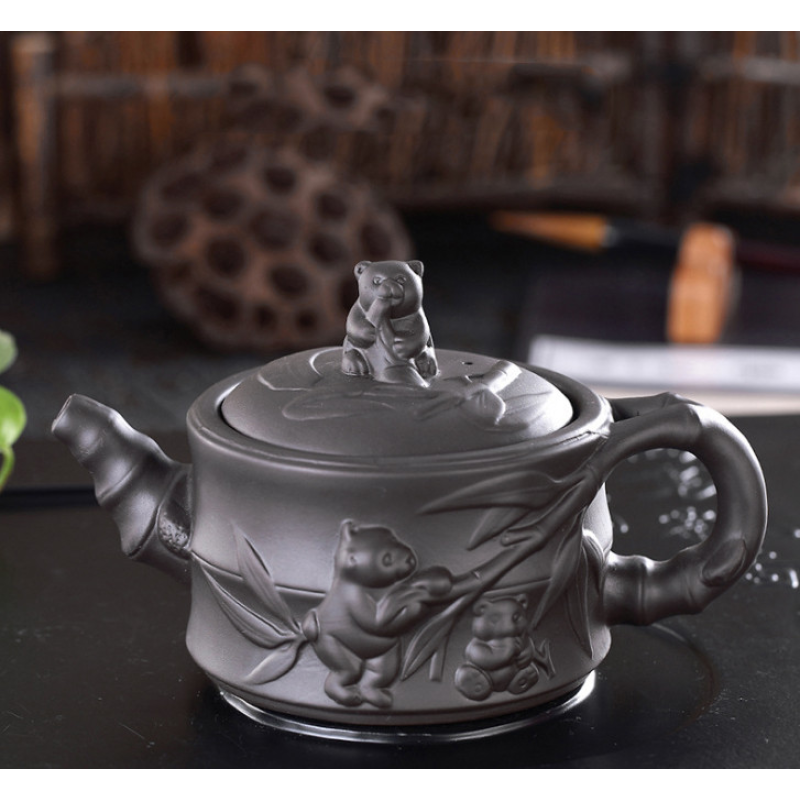 Чайник “Бамбукова панда“ Чорний 350мл.