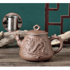 Чайник “Бамбуковий дракон і фенікс“ Коричневий 500мл.