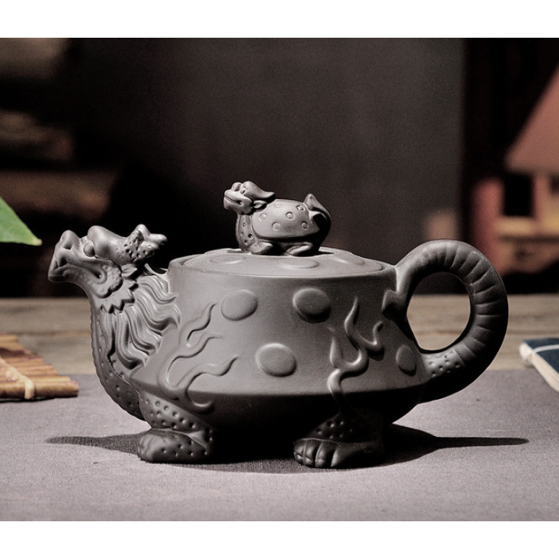 Чайник “Дракон“я черепаха“ Чорний 450мл.