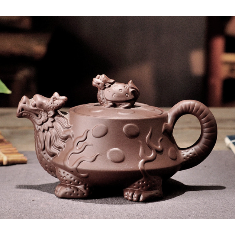 Чайник “Дракон“я черепаха“ Коричневий 450мл.