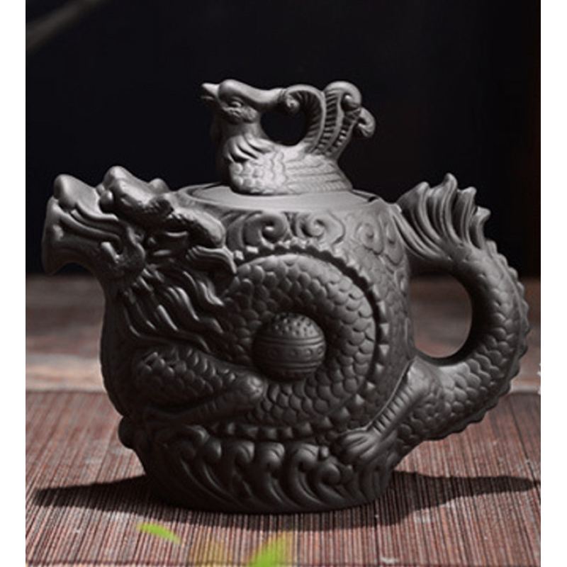 Чайник “Дракон Фенікс“ Чорний 450мл.