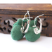 Сережки ганчір“яні Корівка Зелена