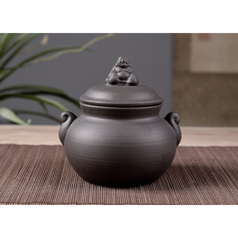 Варильний горщик для чаю “Хотей“ Чорний 400мл.