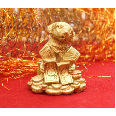 Собачка із символом під бронзу №3