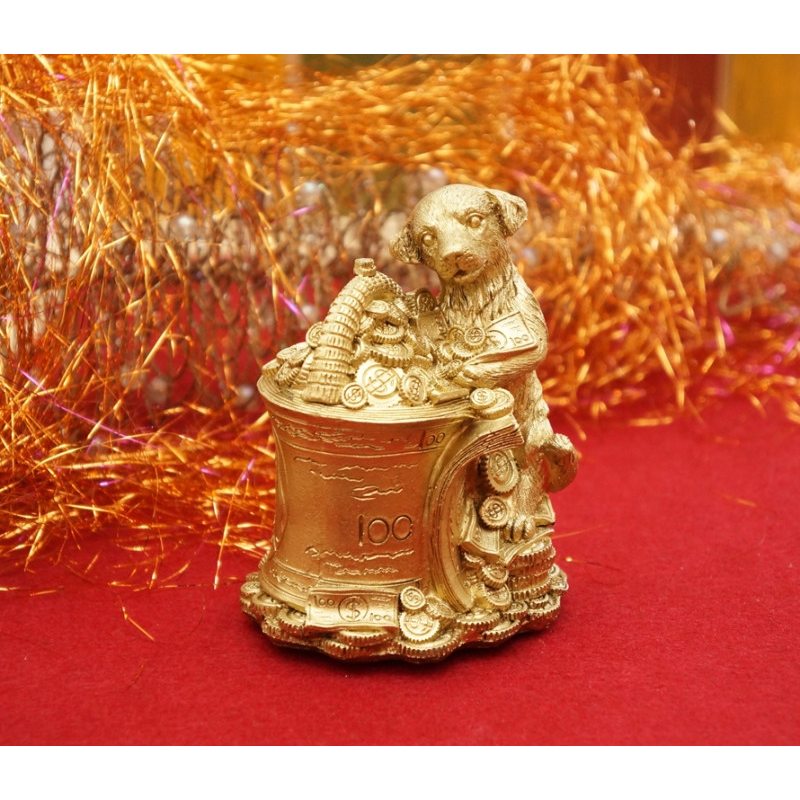 Собачка з скарбничкою під бронзу B Собачка з скарбничкою під бронзу B