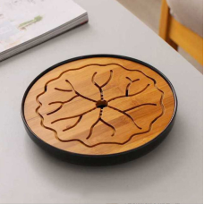 Чабань круглий Лист лотоса Чорний