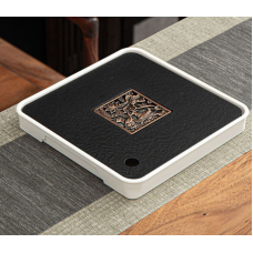 Чабань квадратний Качки Мандаринки пластик Білий