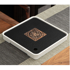 Чабань квадратний Щастя пластик Білий