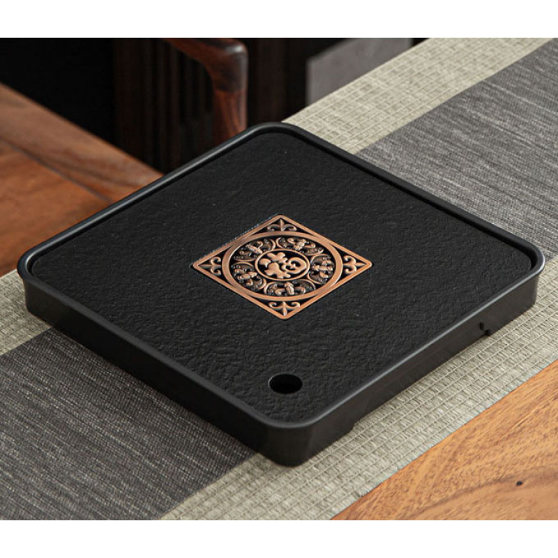 Чабань квадратний Щастя пластик Чорний