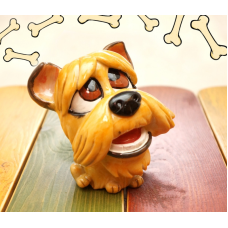 Собачка - скарбничка полімер