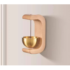 Дверний дзвінок латунь + дерево