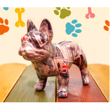 Скарбничка керамічна Собачка. Англійський прапор  №3