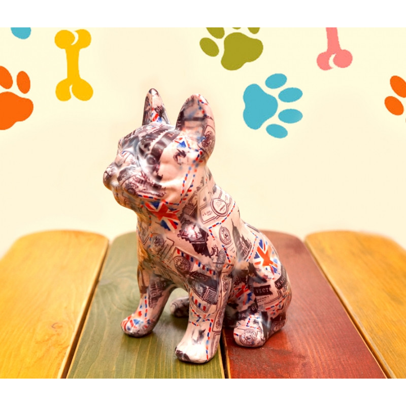 Скарбничка керамічна. Французький бульдог №1