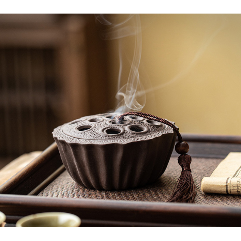 Курильниця Корінь лотоса Коричнева