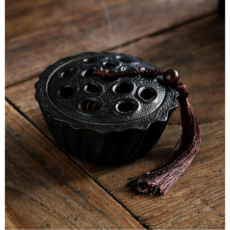 Курильниця Корінь лотоса Чорна