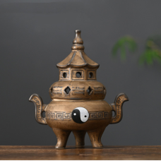 Курильниця Інь Ян Коричнева