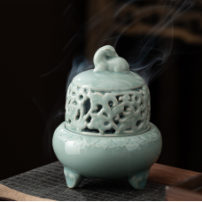 Курильниця Олень із селадонової кераміки