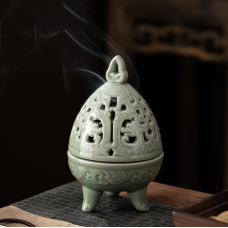Курильниця Яйце із селадонової кераміки