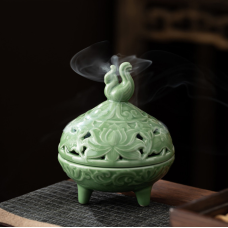 Курильниця Фенікс із селадонової кераміки