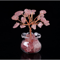 Дерево щастя у баночці Червоний Турмалін