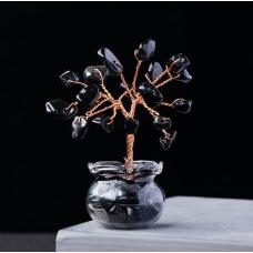Дерево щастя у баночці Обсидіан