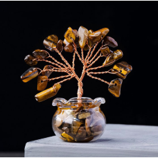 Дерево щастя у баночці Тигрове око