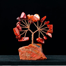 Дерево щастя на камені Червона яшма