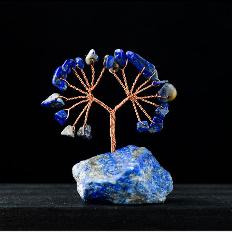 Дерево щастя на камені Лазурит