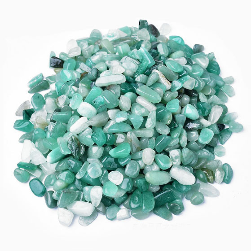 Зелений Авантюрін кам“яна крихта полірована