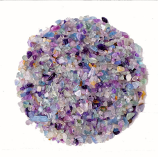 Кольоровий флюорит кам“яна крихта полірована