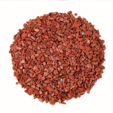 Червоний авантюрин кам“яна крихта полірована