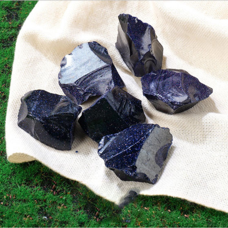 Синій піщаник необроблений 3-5см.