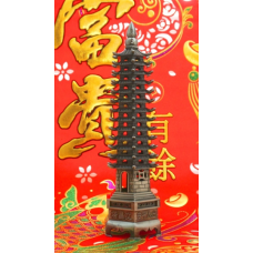 Пагода 13 ярусів силумін у сірому кольорі Велика