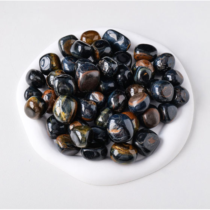 Синє тигрове око галтівка 2-3см.