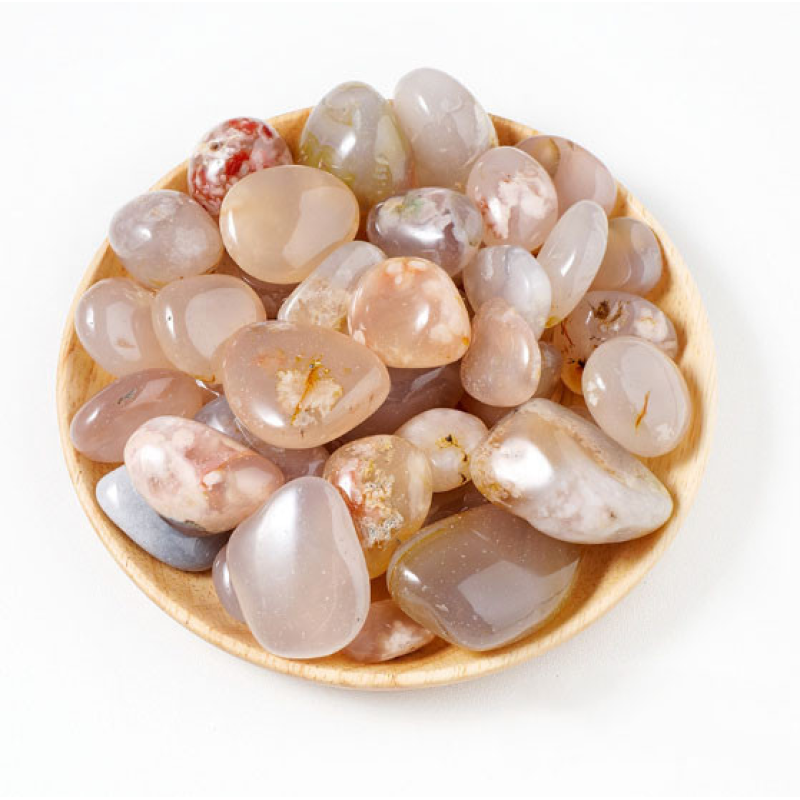 Агат Сакура галтівка 2-3см.