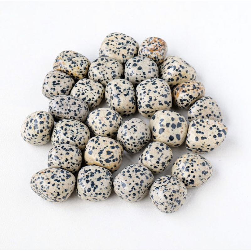 Долматинова яшма галтівка 2-3см.