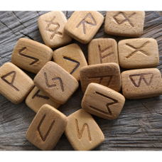 Набір дерев“яних рун для ворожіння Термо Липа