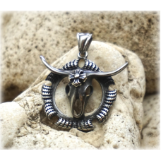 Амулет Череп у колі №019