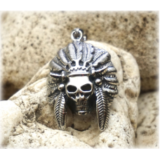 Амулет Череп індіанця №028