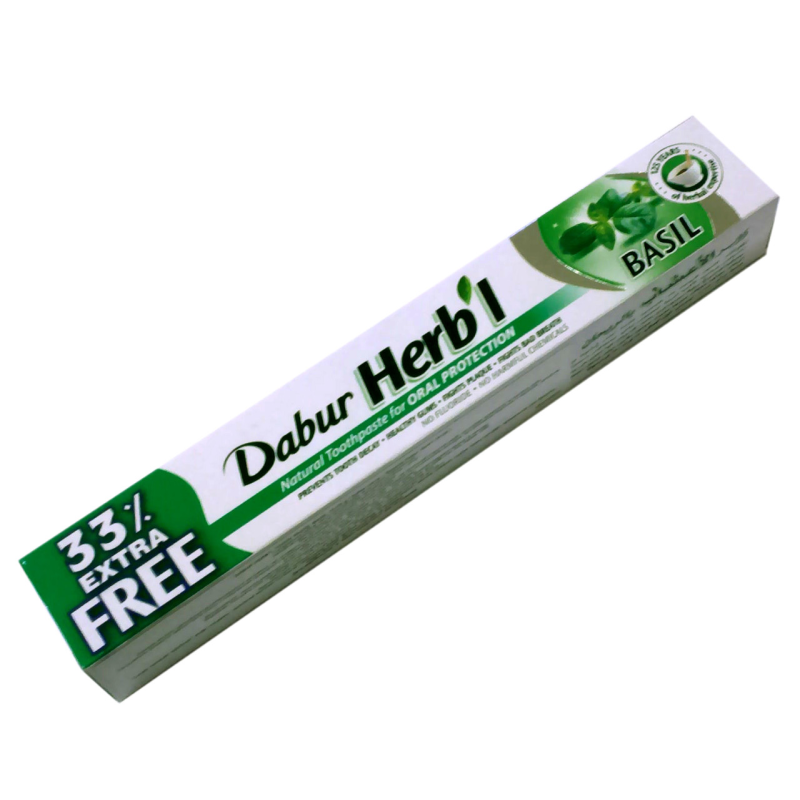 Зубна паста Dabur Herbal Basil 100g. Базилік