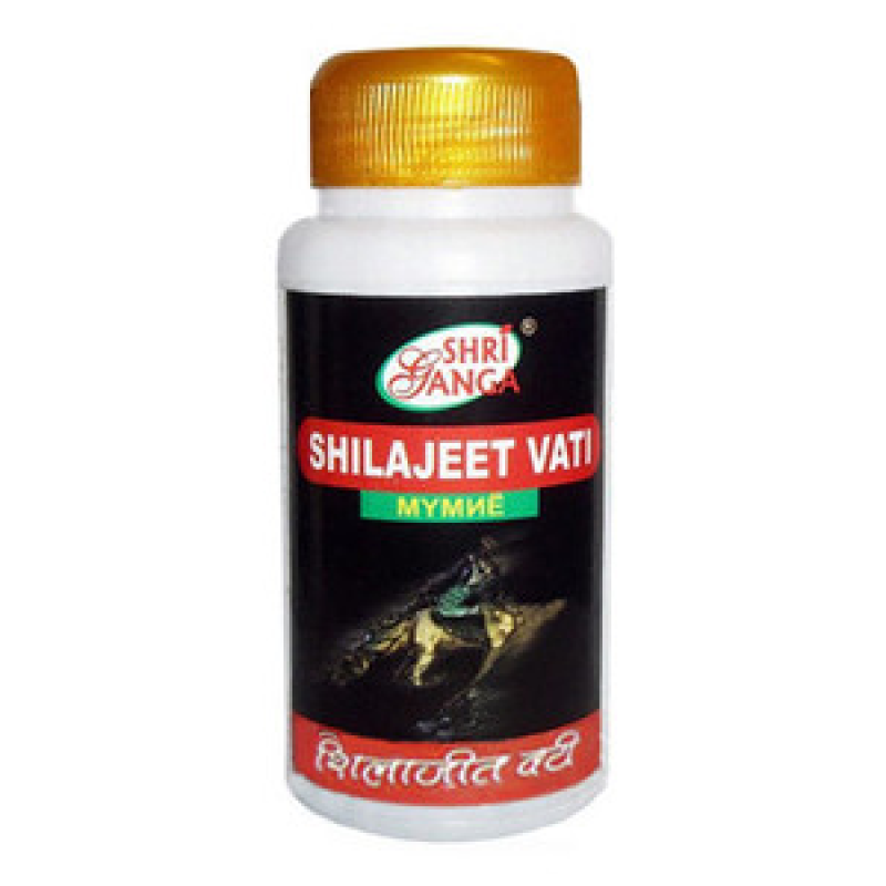 Shilajeet Vati (50 гр-150 tab) Shri Ganga  Шиладжит