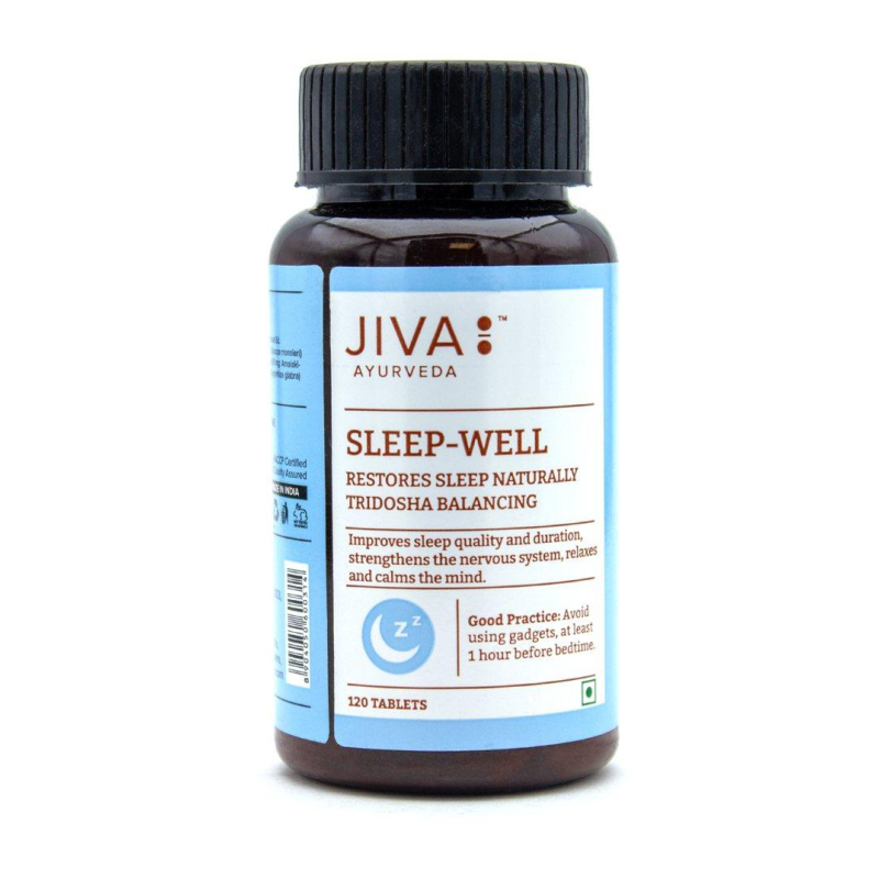 Сліп Вел Джива, Sleep Well Jiva Ayurveda 120 таблеток