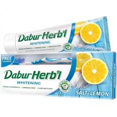 Зубна паста відбілююча Сіль та Лимон Дабур (Herbal Salt & Lemon Toothpaste Dabur) 150 г