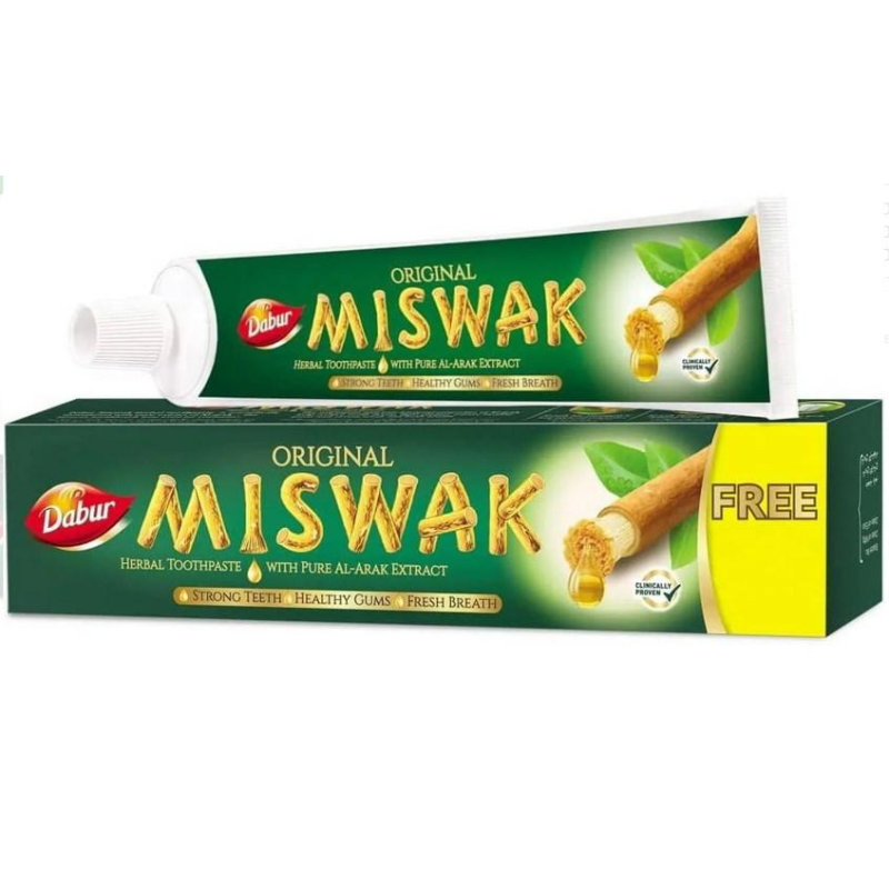 Зубна паста Місвак Дабур (Miswak Original Herbal Toothpaste Dabur UAE) 40 г + 20 г